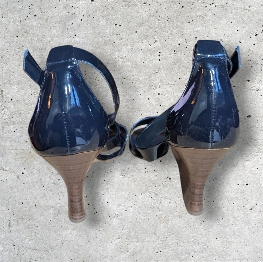 Franco Sarto Patent Block Heel Sandals – Size 9.5M - Picture 4 of 9